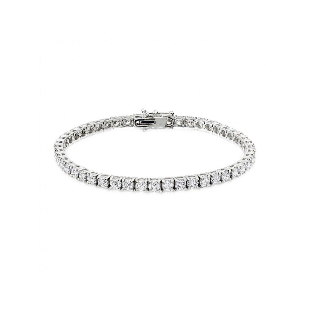 Pulseira Riviera 3mm 4 Garras 21cm